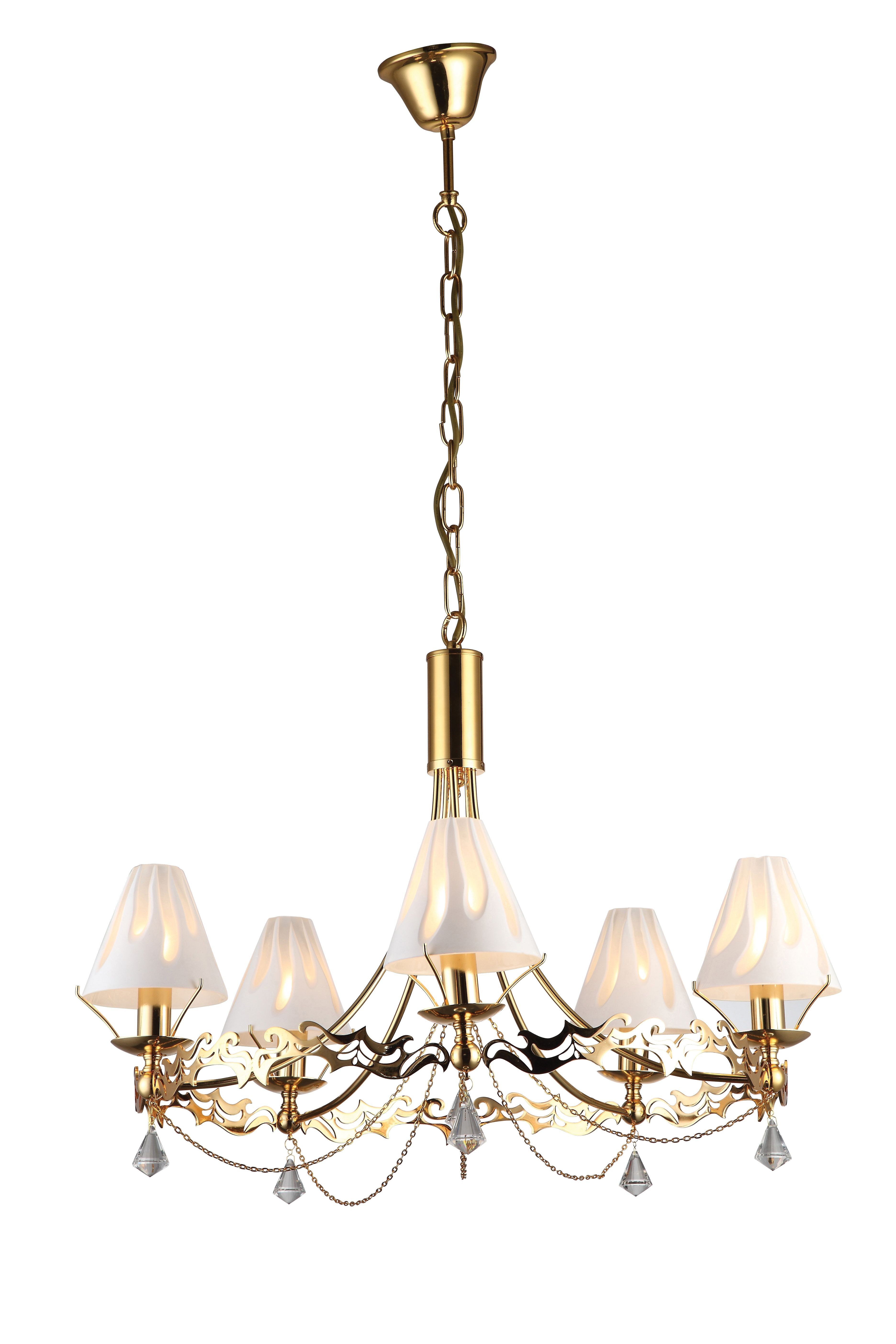 Хрустальная люстра Arte Lamp FUJI A1626LM-5GO