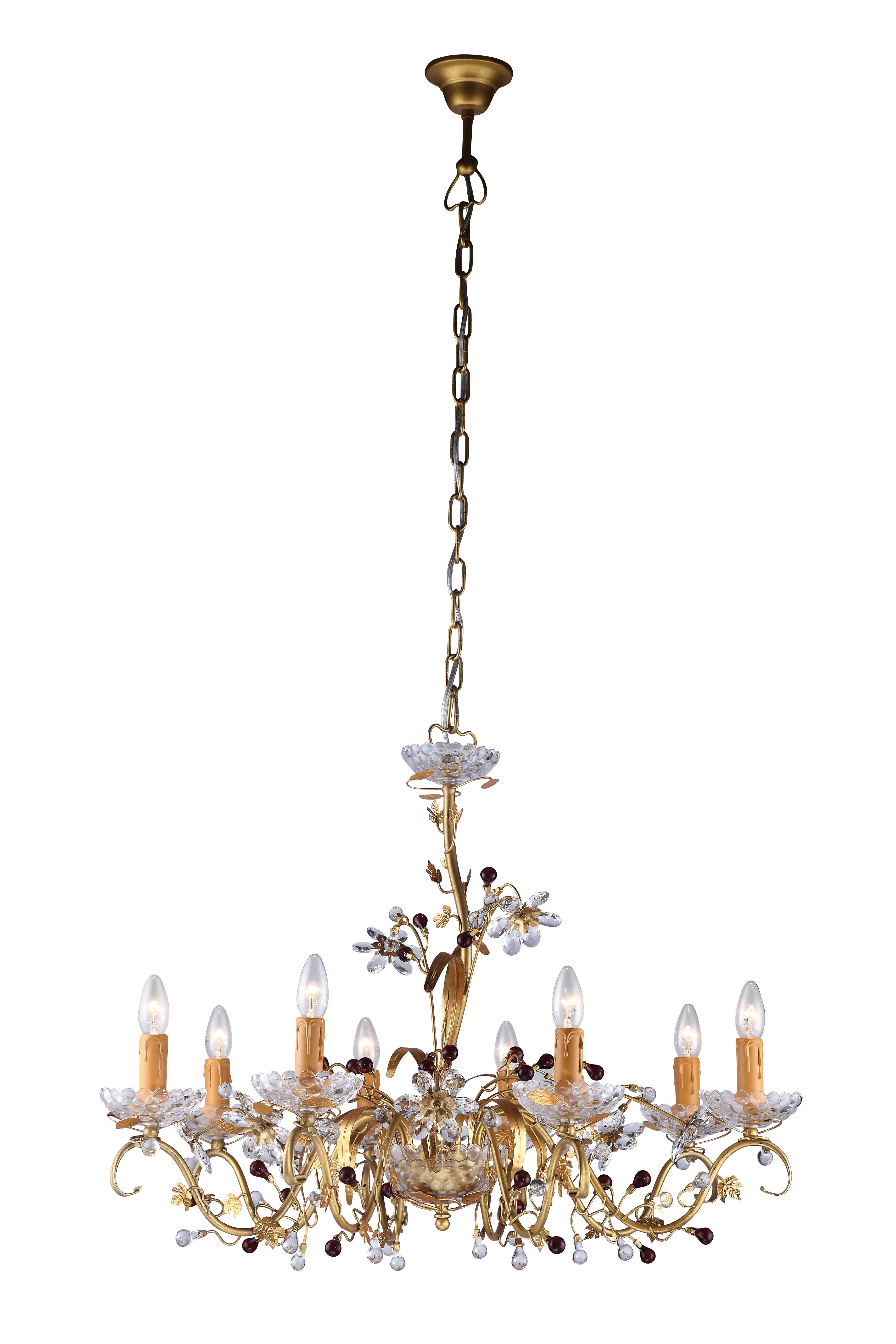 Подвесная люстра Arte Lamp PALAZZO A8933LM-8SG