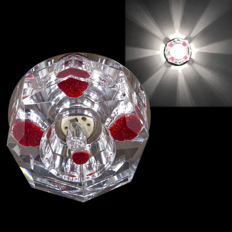 Встраиваемые светильник Sneha 7091/H G9 CR+RD