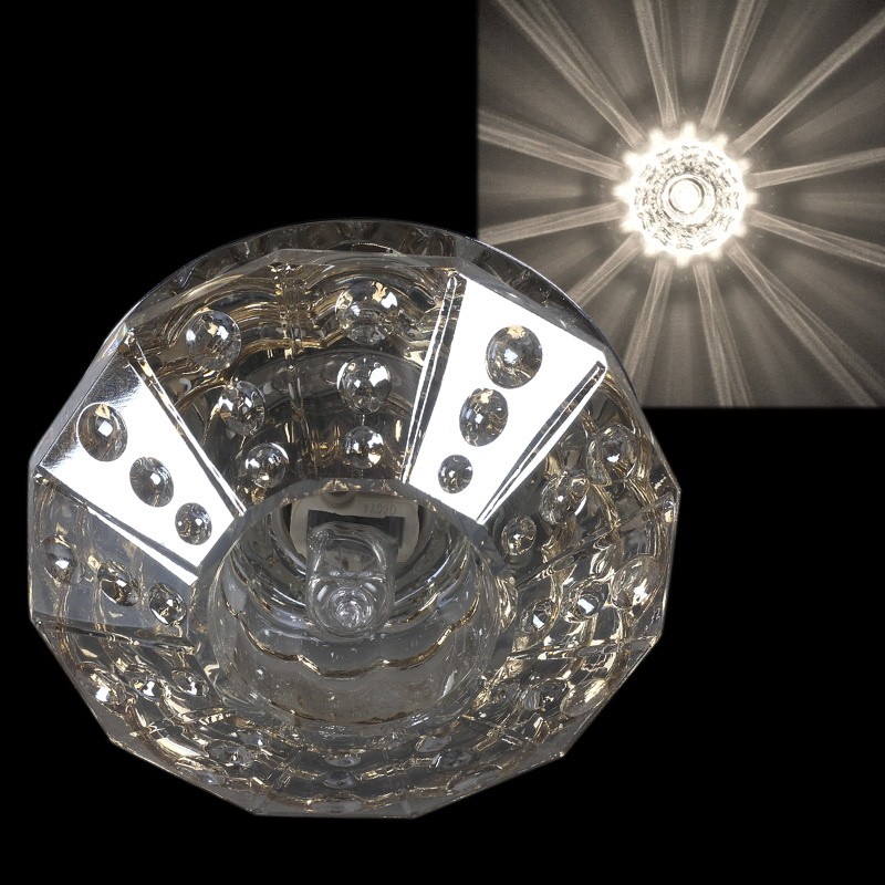 Встраиваемые светильник Sneha 7192/H G9 CR+YL