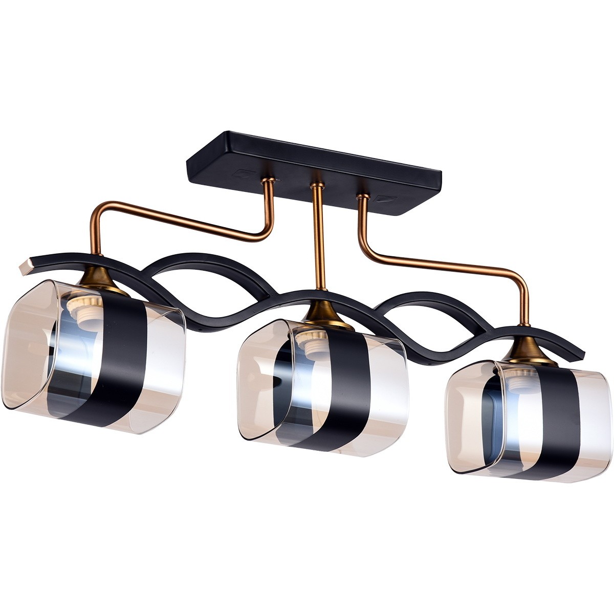 Потолочная люстра Reluce  72106-0.3-03 BK+GAB