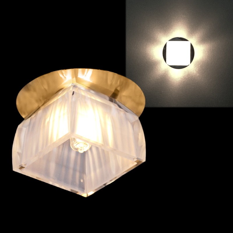 Встраиваемые светильник Sneha 7288/H G9 GD+WT