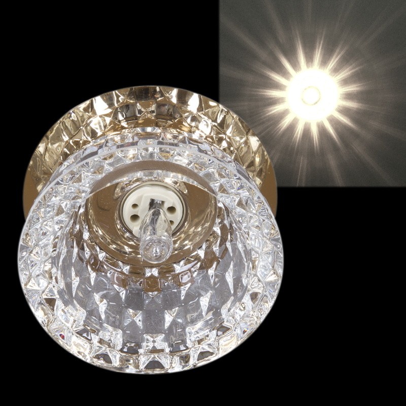 Встраиваемые светильник Sneha 7298/H G9 GD