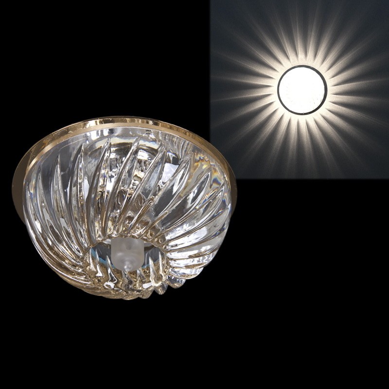 Встраиваемые светильник Sneha 7341/H G9 GD