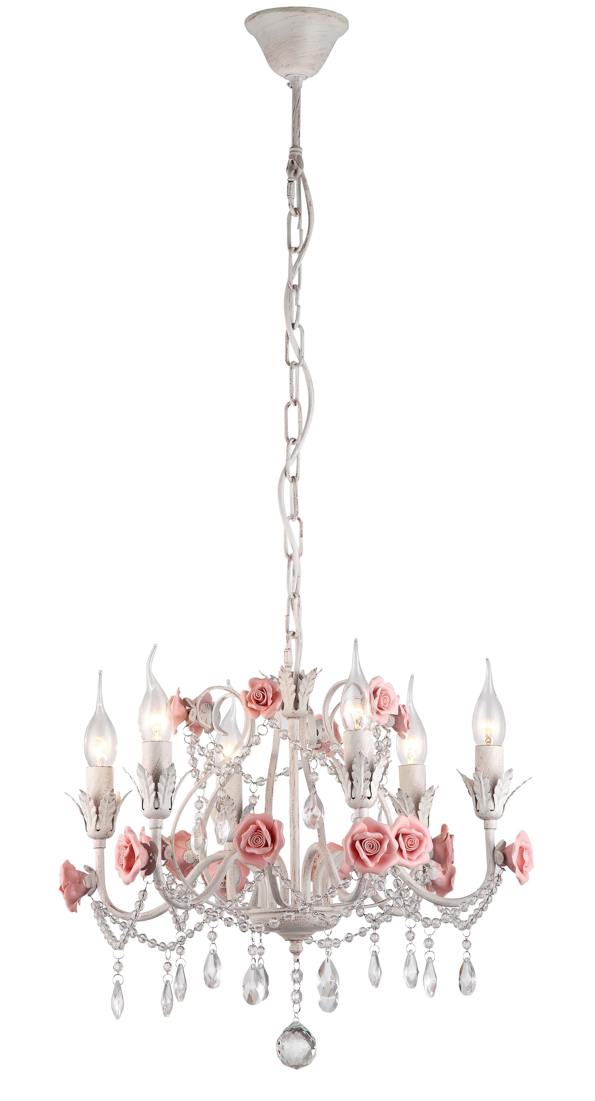 Хрустальная люстра Arte Lamp ROSARIUM A1855LM-6WG