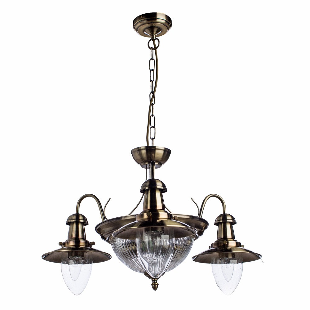 Подвесная люстра Arte Lamp FISHERMAN A5518LM-2-3AB