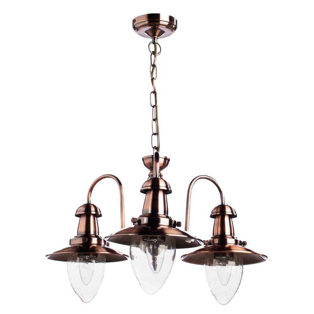 Подвесная люстра Arte Lamp FISHERMAN A5518LM-3RB