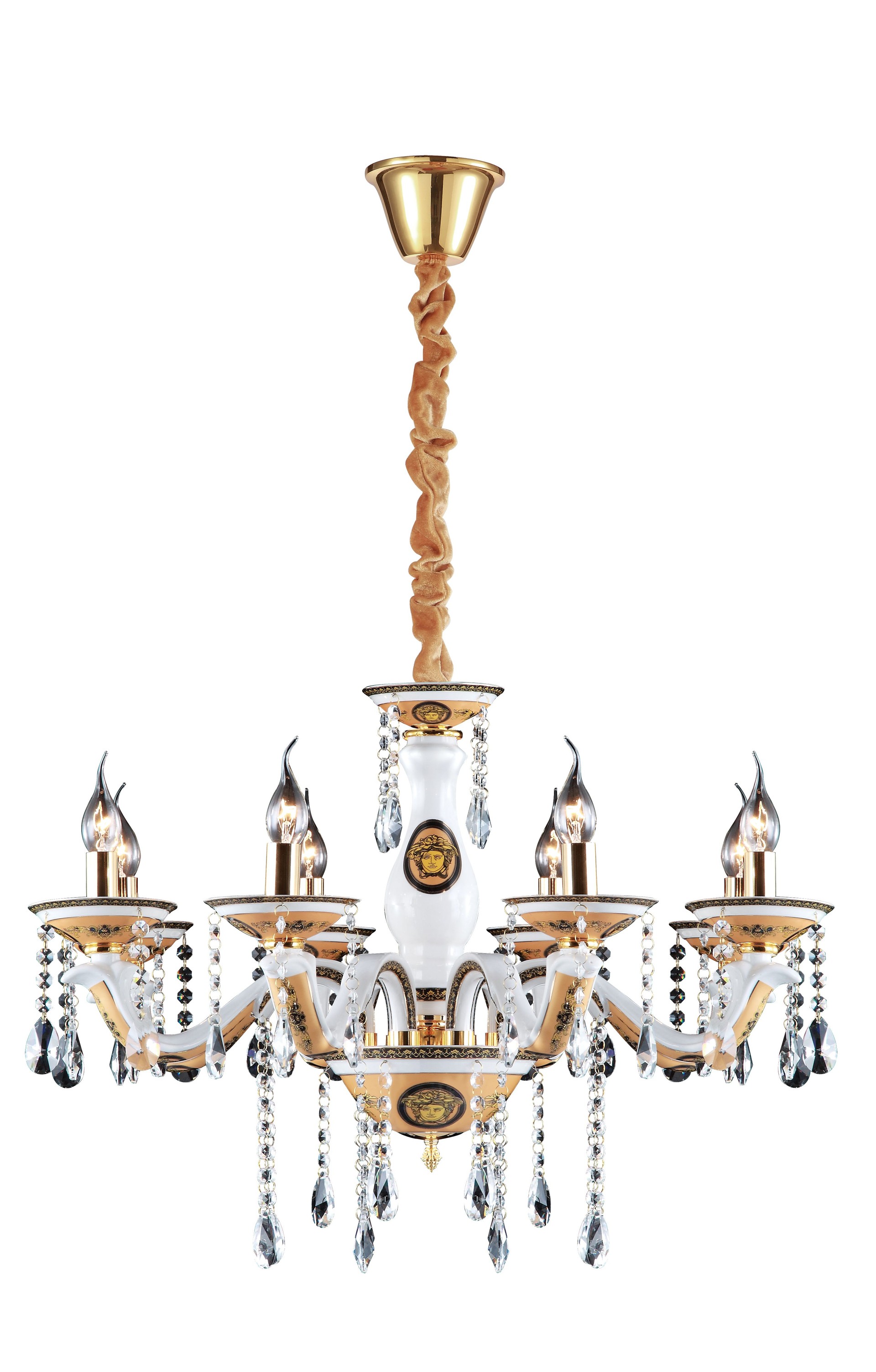 Хрустальная люстра Arte Lamp BELVEDER A6610LM-8GO