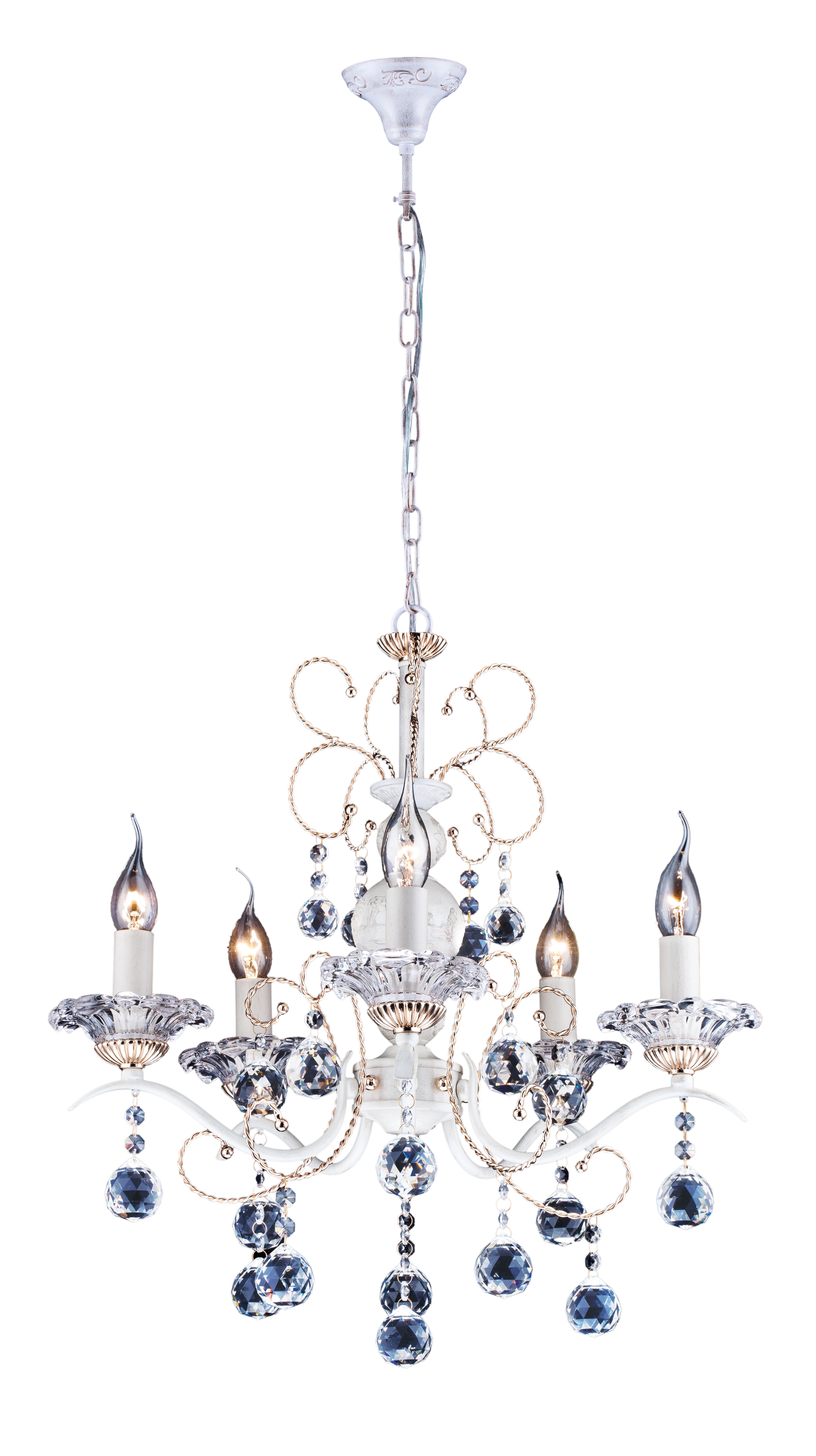 Хрустальная люстра Arte Lamp AMBOISE A2078LM-5WG