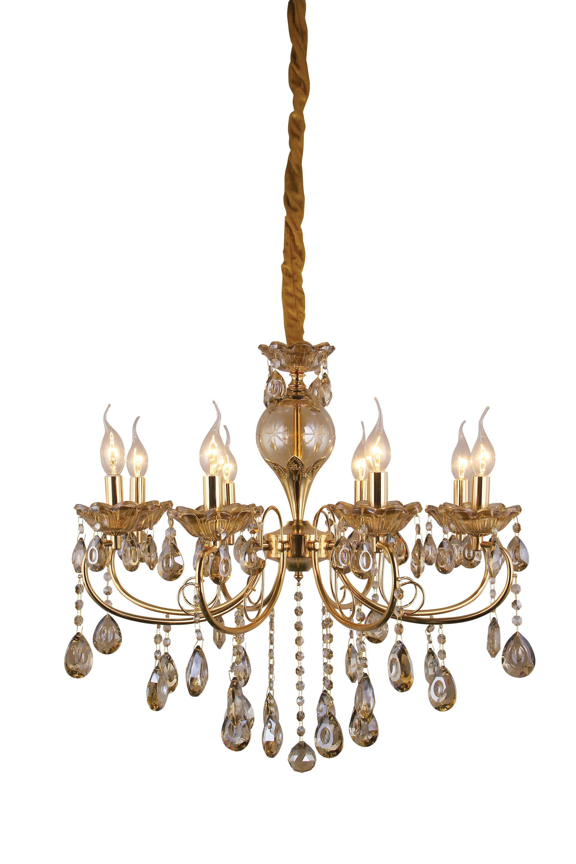 Хрустальная люстра Arte Lamp SOLFEGGIO A8791LM-8GO