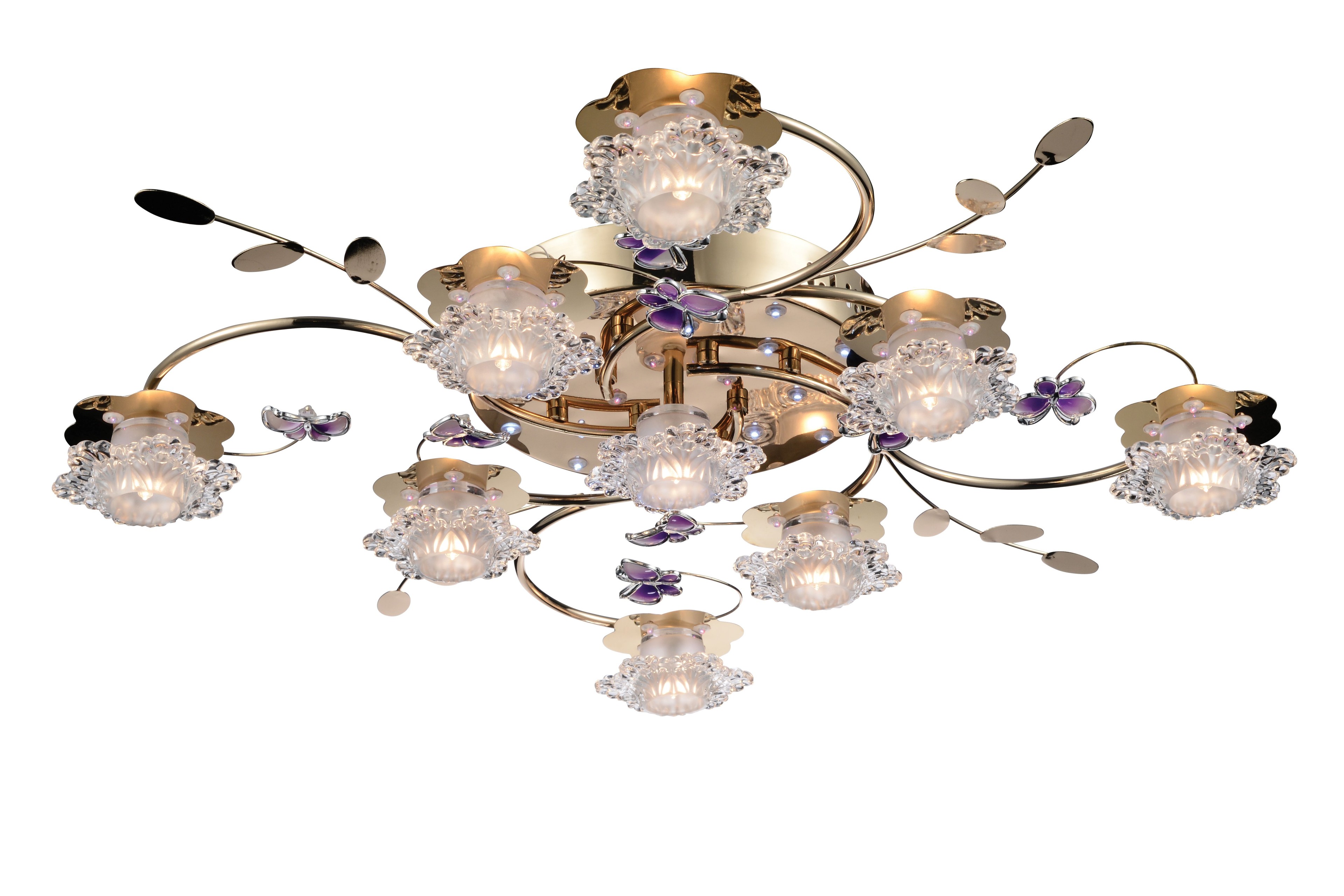 Потолочная люстра Arte Lamp PETALI A3109PL-9GO