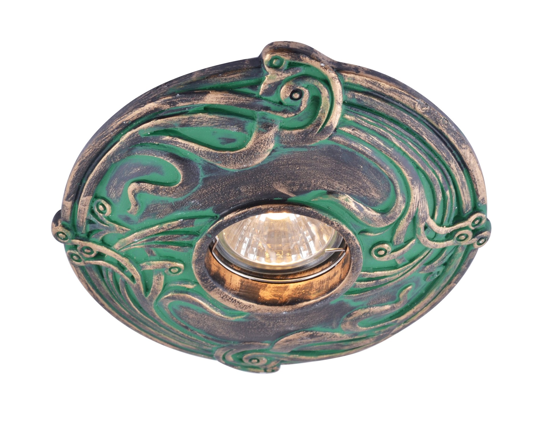 Встраиваемый светильник с узорами Ancara A5277PL-1AB Arte Lamp