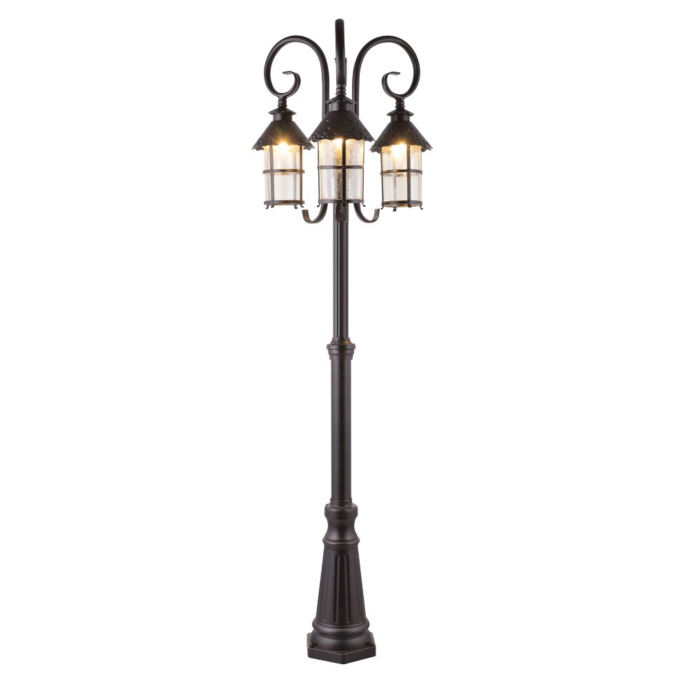 Столб фонарный уличный Arte Lamp PRAGUE A1467PA-3RI