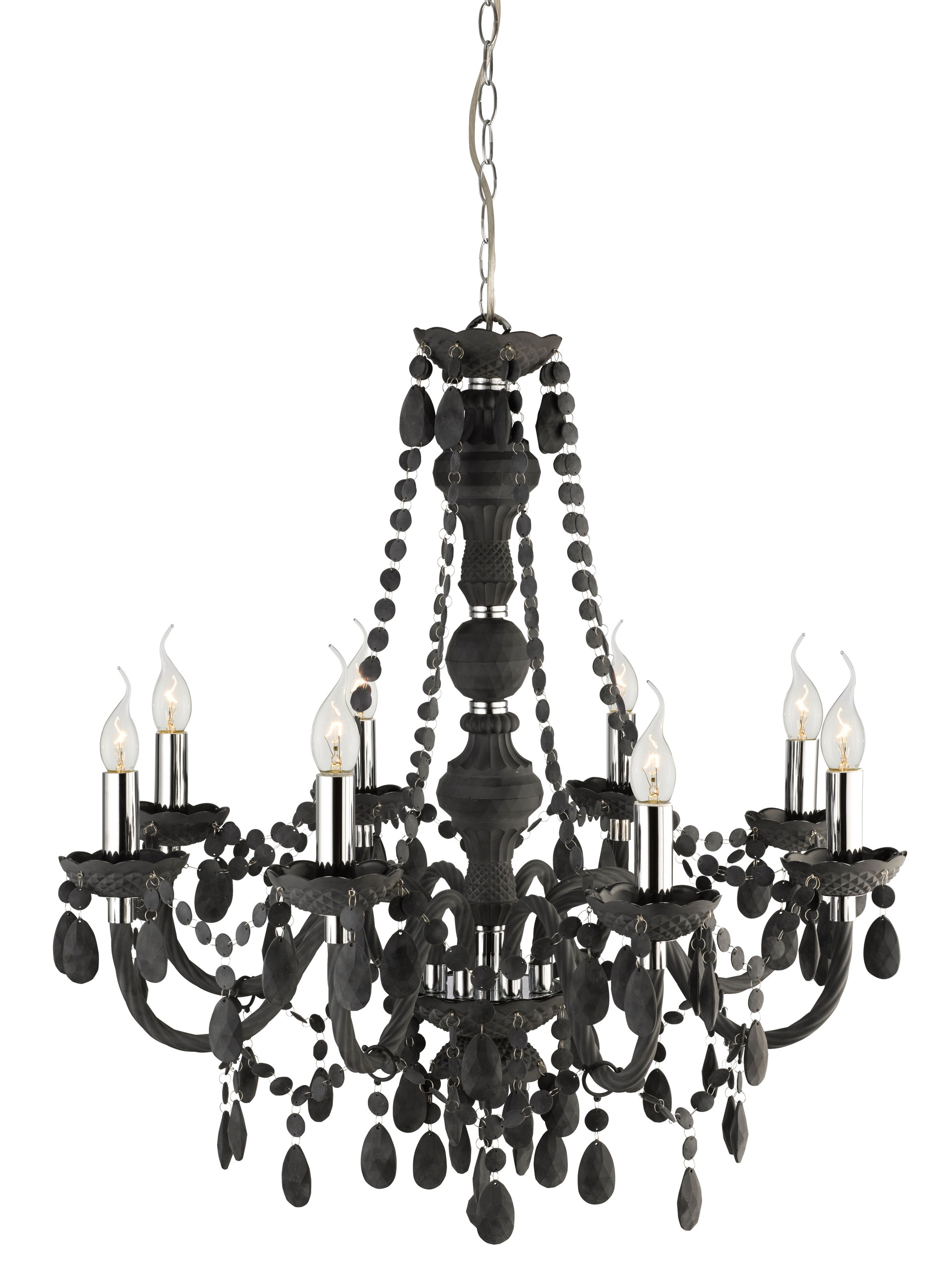 Подвесная люстра Arte Lamp MORRIS A8888LM-8GY