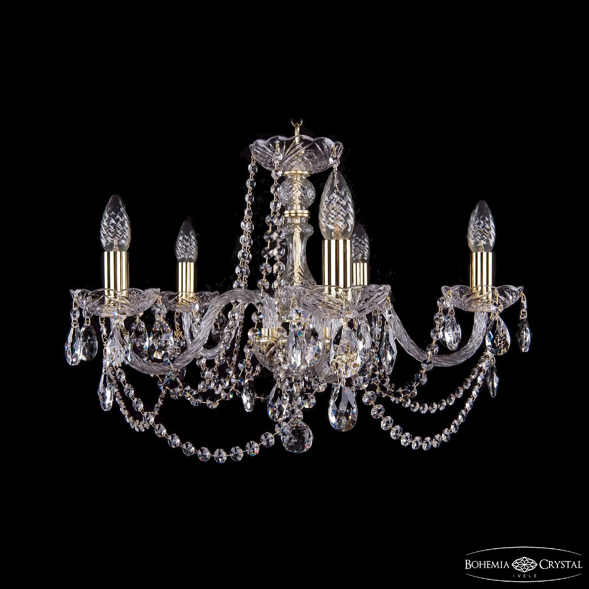 Подвесная хрустальная люстра 1402 Bohemia 1402/5/195 G