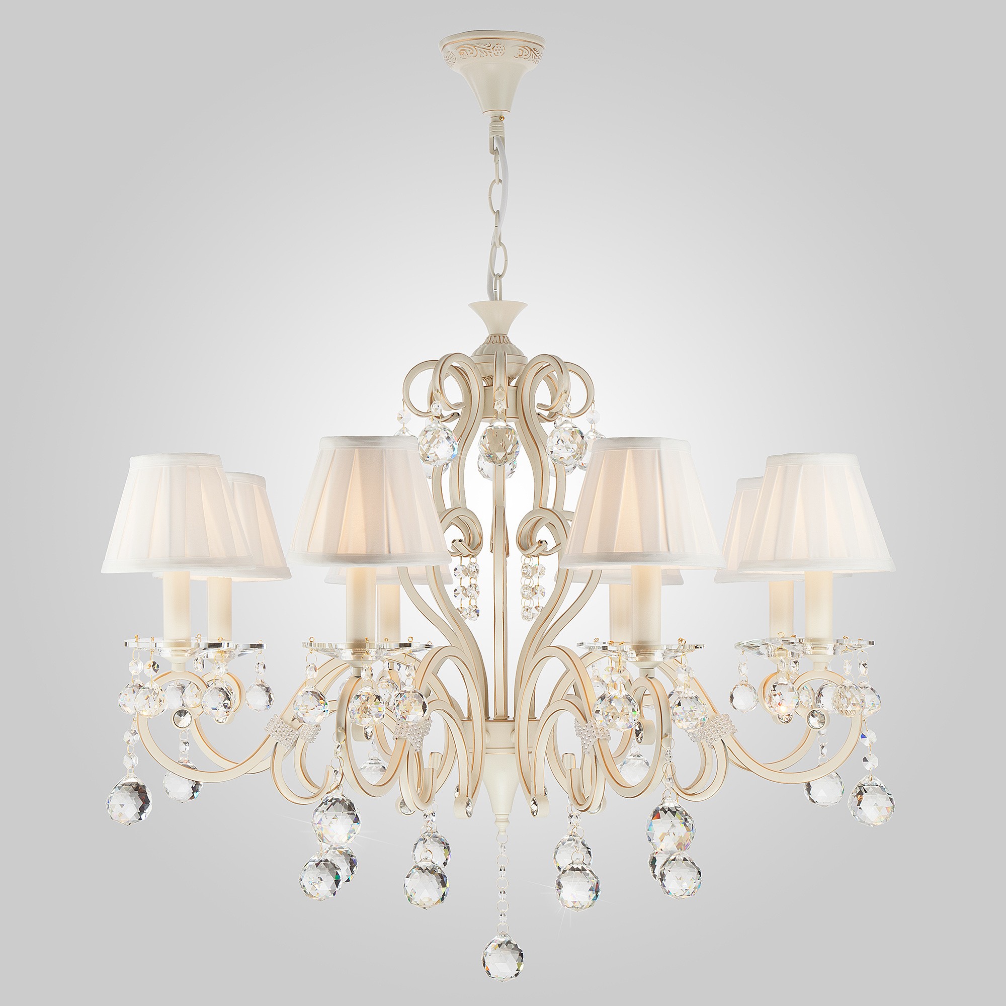 Подвесная люстра Eurosvet Ivin 12075/8 белый Strotskis