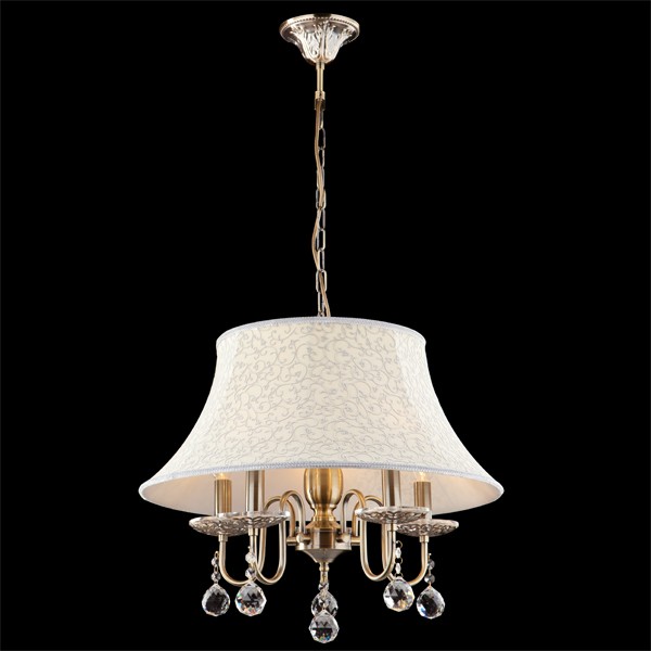 Подвесная люстра Eurosvet 3294 3294/5 античная бронза/прозрачный хрусталь Strotskis