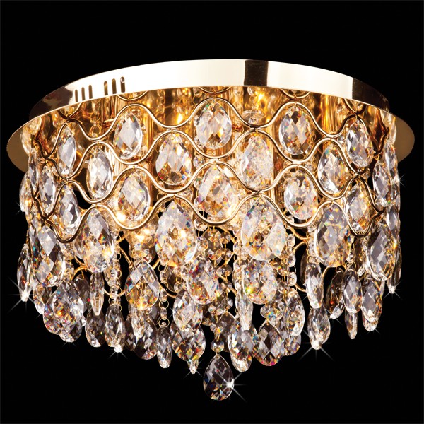 Потолочная люстра с пультом 3322 Eurosvet 3322/6L золото Strotskis