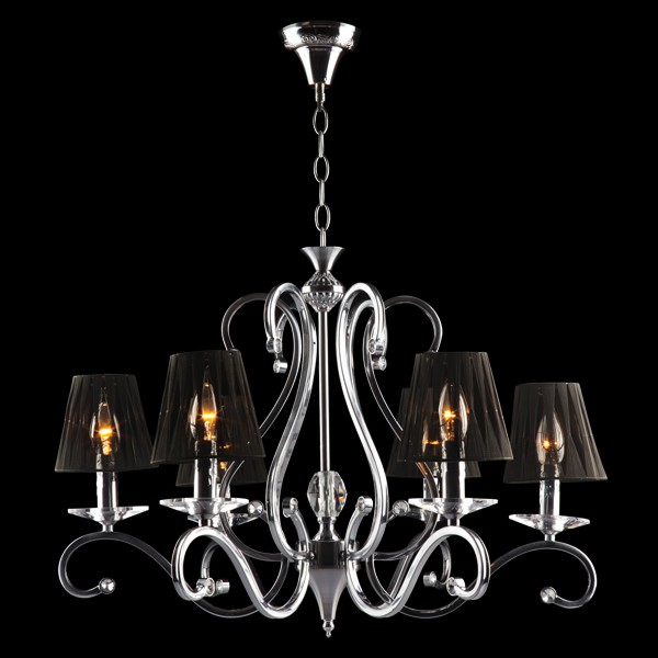 Подвесная люстра Eurosvet 80205 80205/6 матовый никель Strotskis