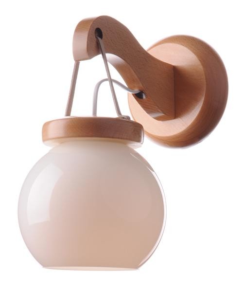 Настенное бра Zaklad Stolarski сосна 45 сосна (плафон N-23 - 1 шт.)