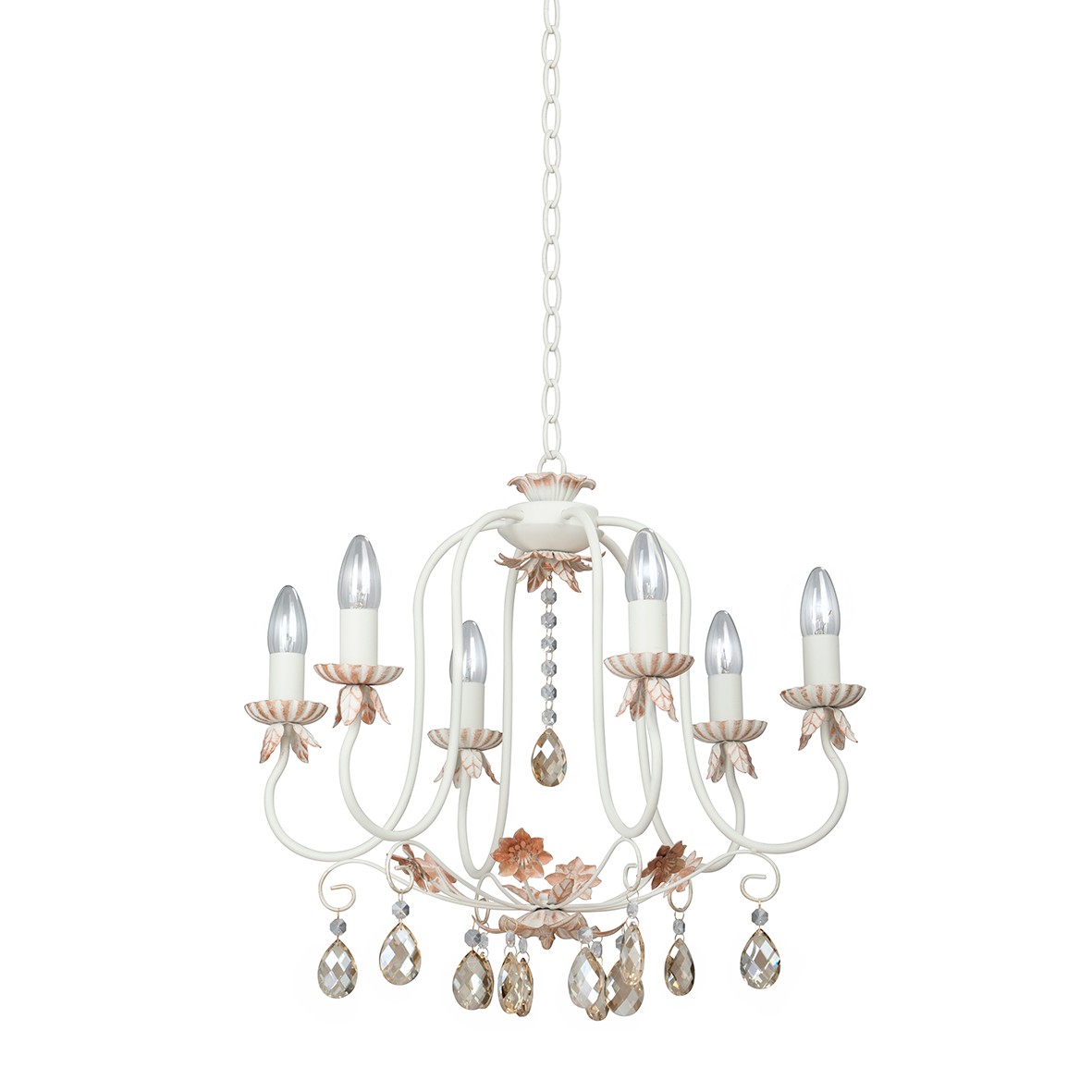 Люстра подвесная с цветочками V1144 V1144/6 Vitaluce