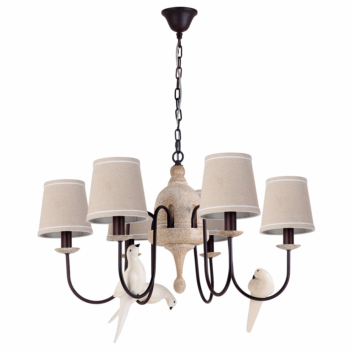 Люстра с птичками V2348 V2348/6 Vitaluce Premium