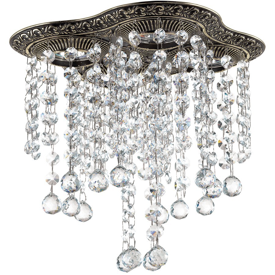 Встраиваемый светильник с узорами Grape 370023 Novotech