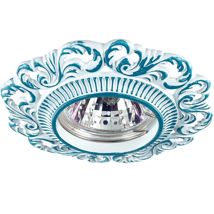 Встраиваемый светильник с узорами Vintage 370029 Novotech