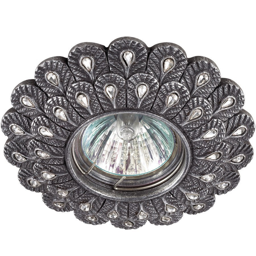 Встраиваемый светильник с узорами Pattern 370103 Novotech