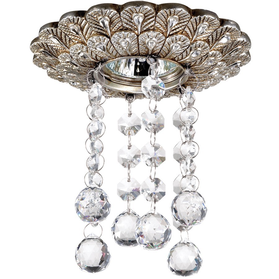 Встраиваемый светильник с узорами Pattern 370107 Novotech