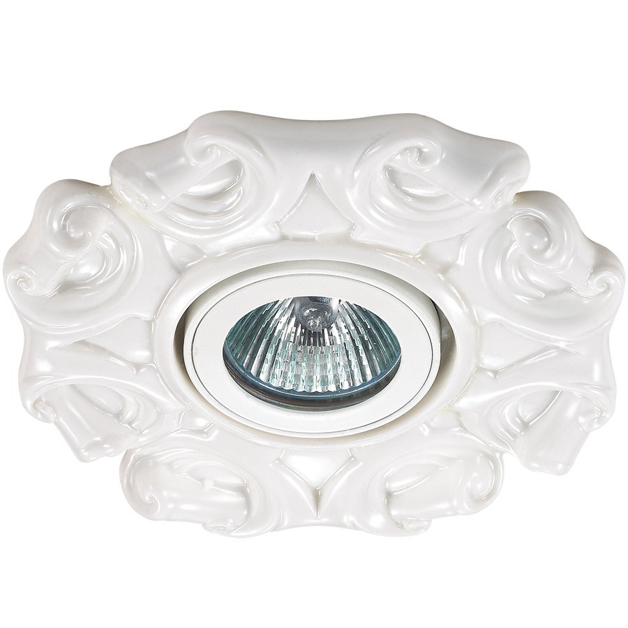 Встраиваемый светильник с узорами Farfor 370040 Novotech