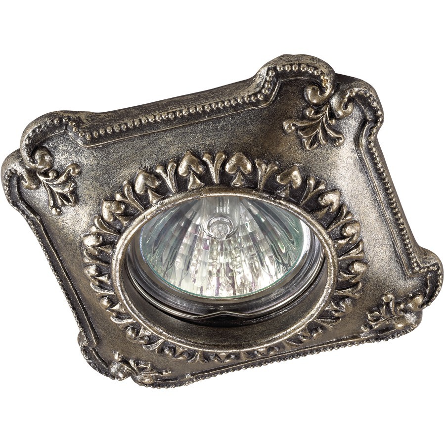 Встраиваемый светильник с узорами Pattern 370084 Novotech