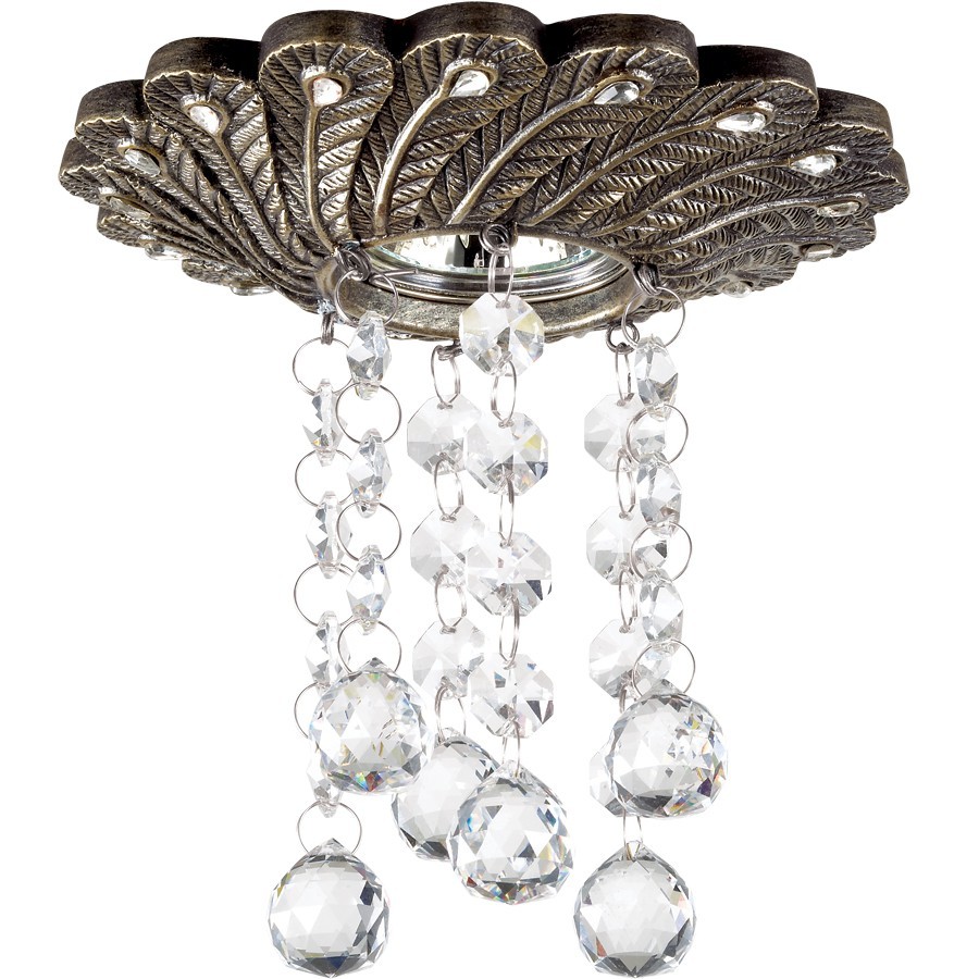 Встраиваемый светильник с узорами Pattern 370111 Novotech