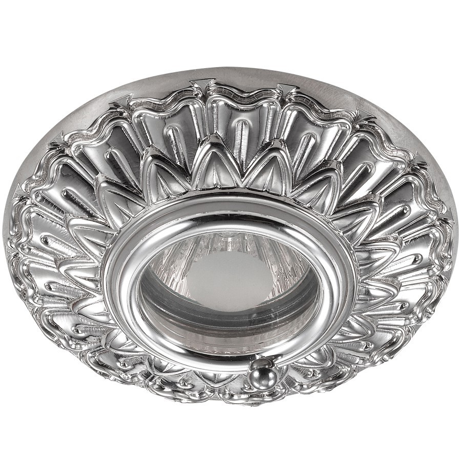 Встраиваемый светильник с узорами Daisy 370050 Novotech