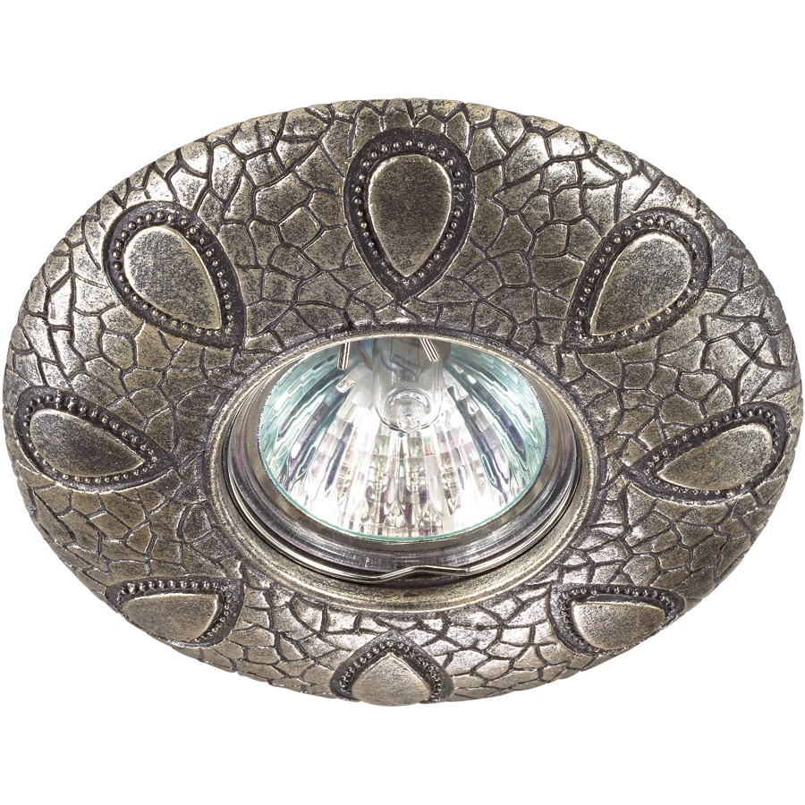 Встраиваемый светильник с узорами Pattern 370096 Novotech