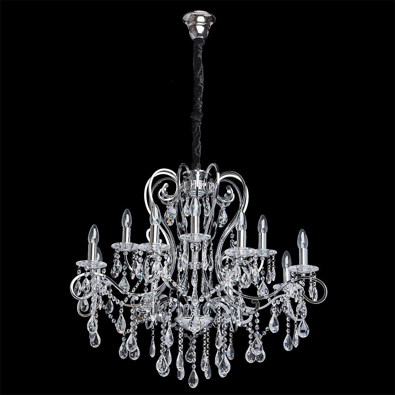 Хрустальная люстра Chiaro Сюзанна 458010712