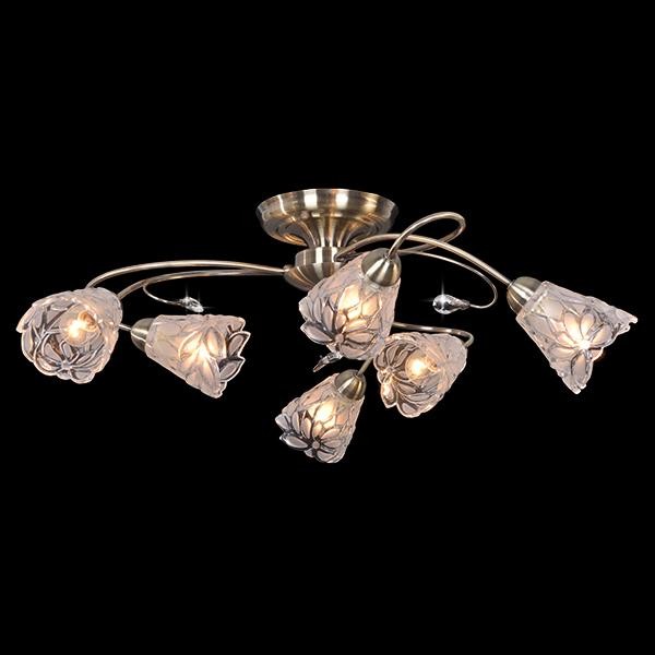 Потолочная люстра Eurosvet 7714 7714/6 античная бронза