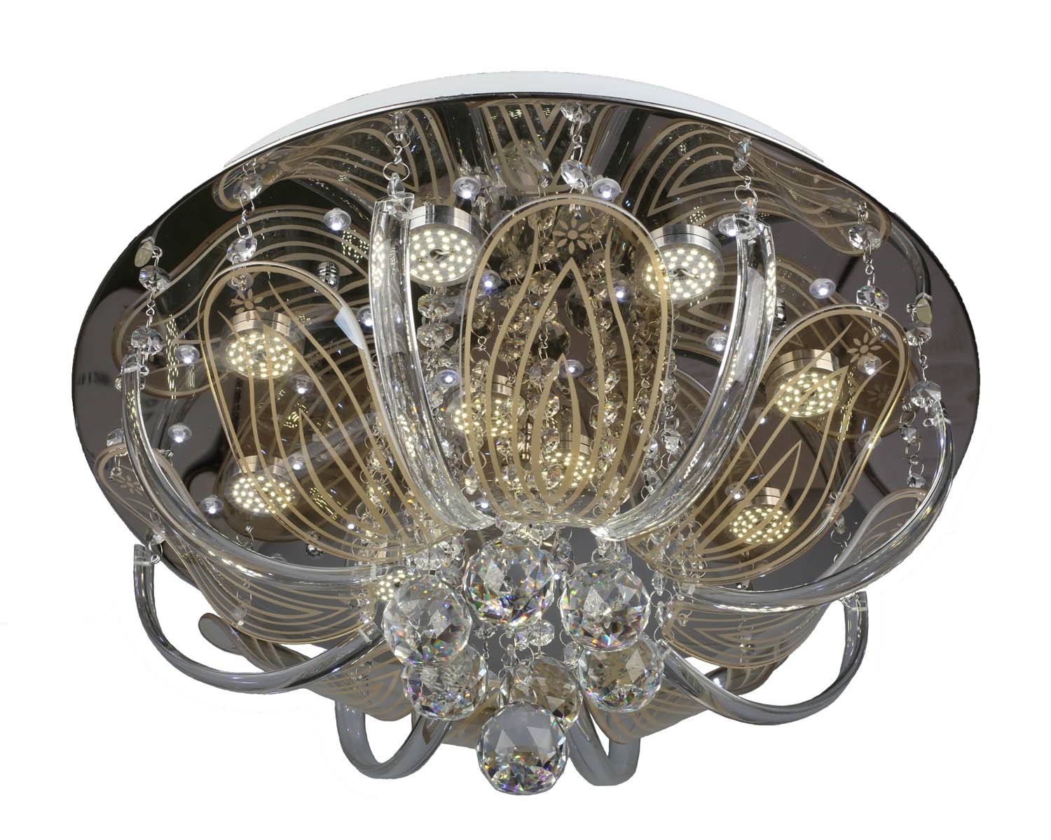 Потолочная светодиодная люстра OML-145 Omnilux OML-14507-10