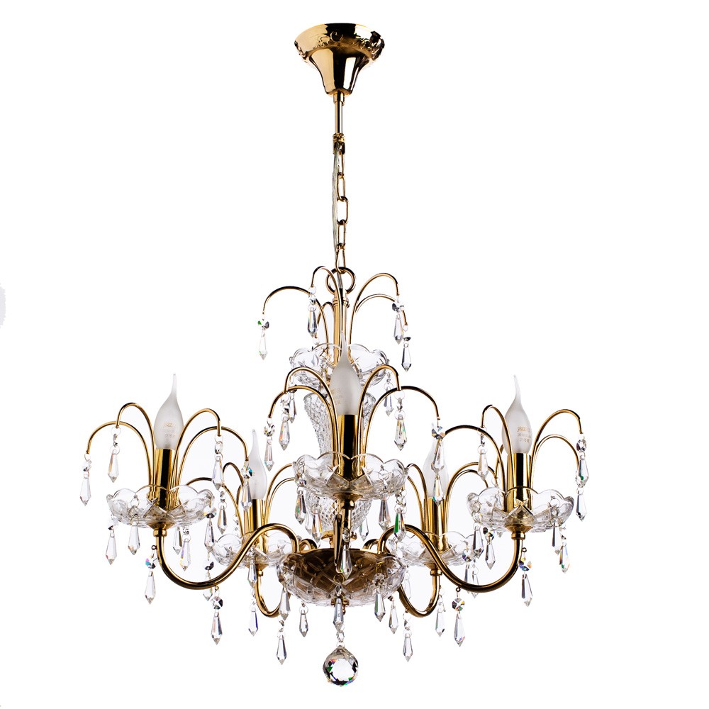 Подвесная люстра Arte Lamp SPARKLES A3054LM-5GO