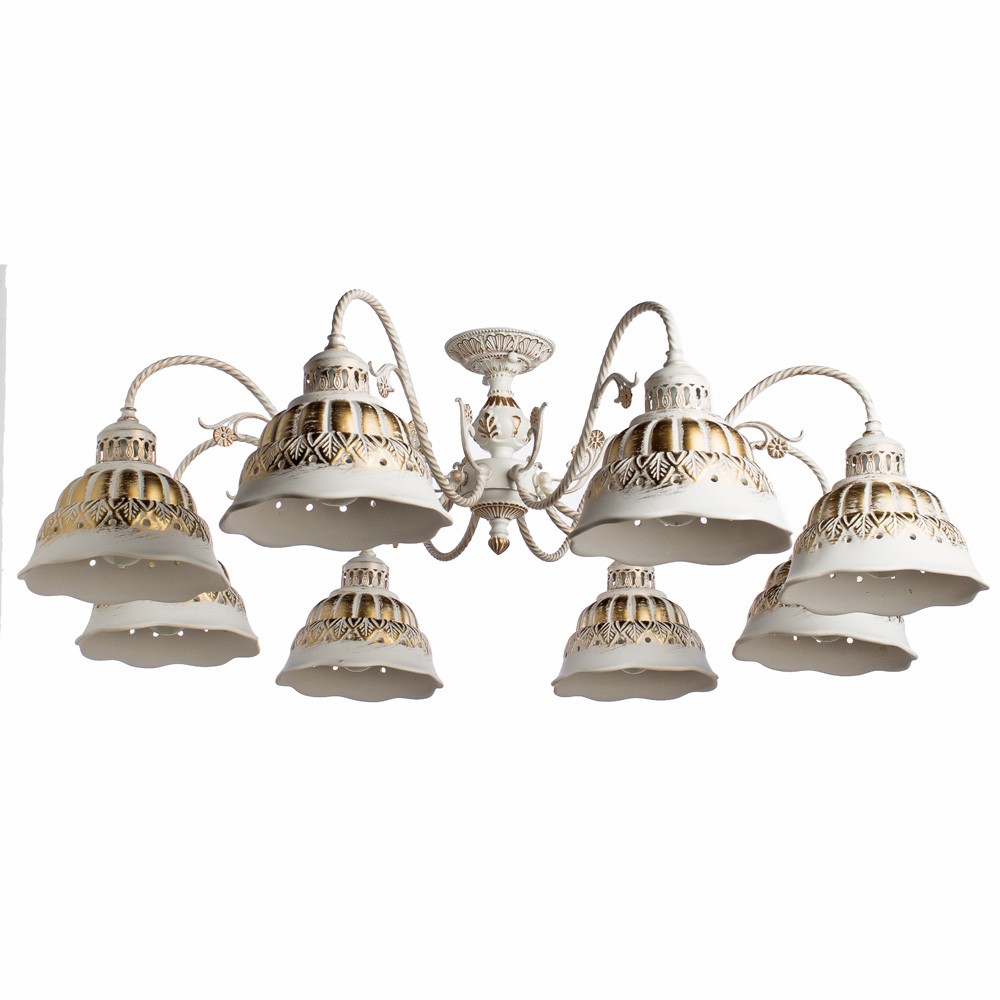 Потолочная люстра Arte Lamp CHIESA A2814PL-8WG