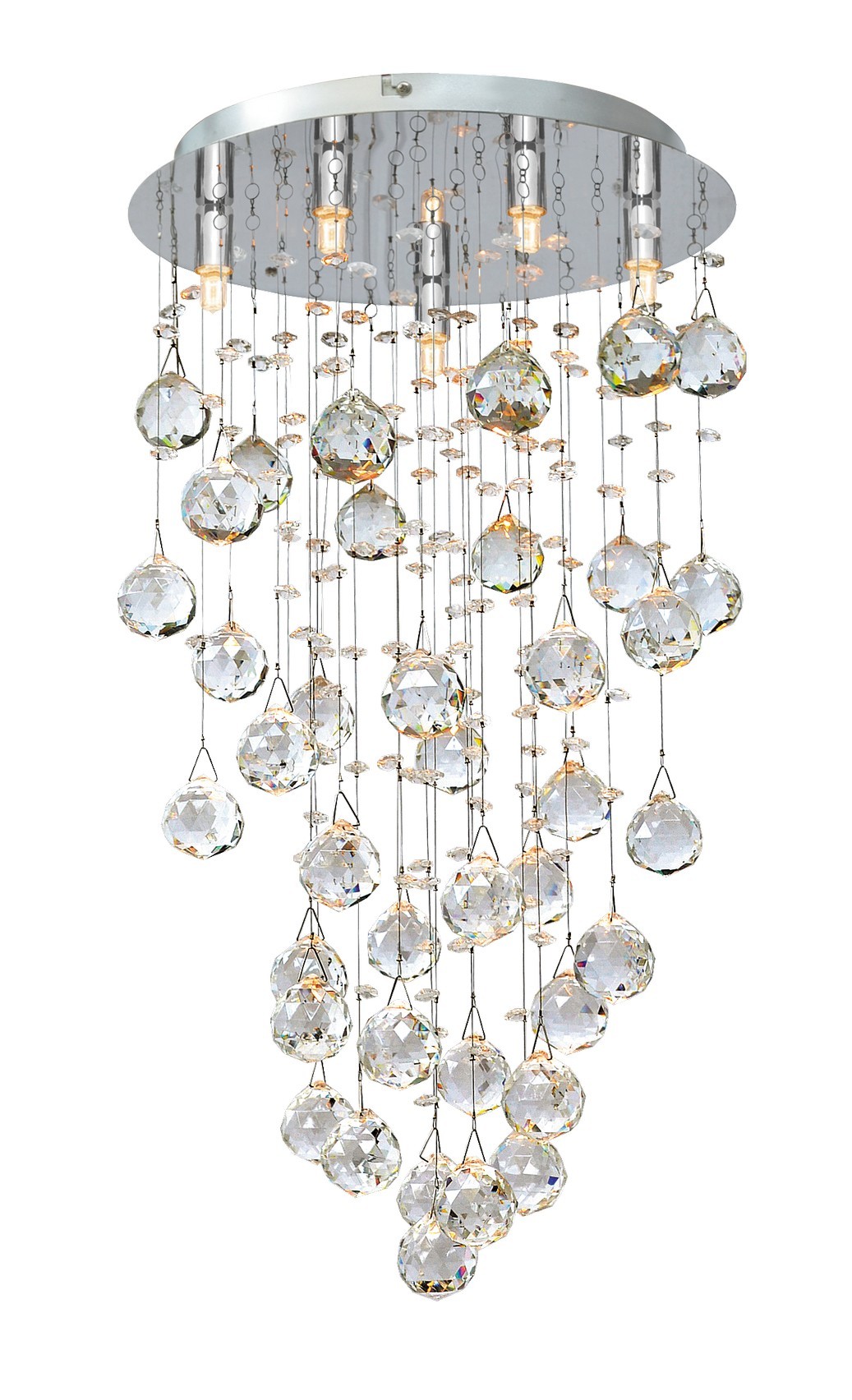 Люстра каскадная Arte Lamp CINCIN A1555PL-5CC