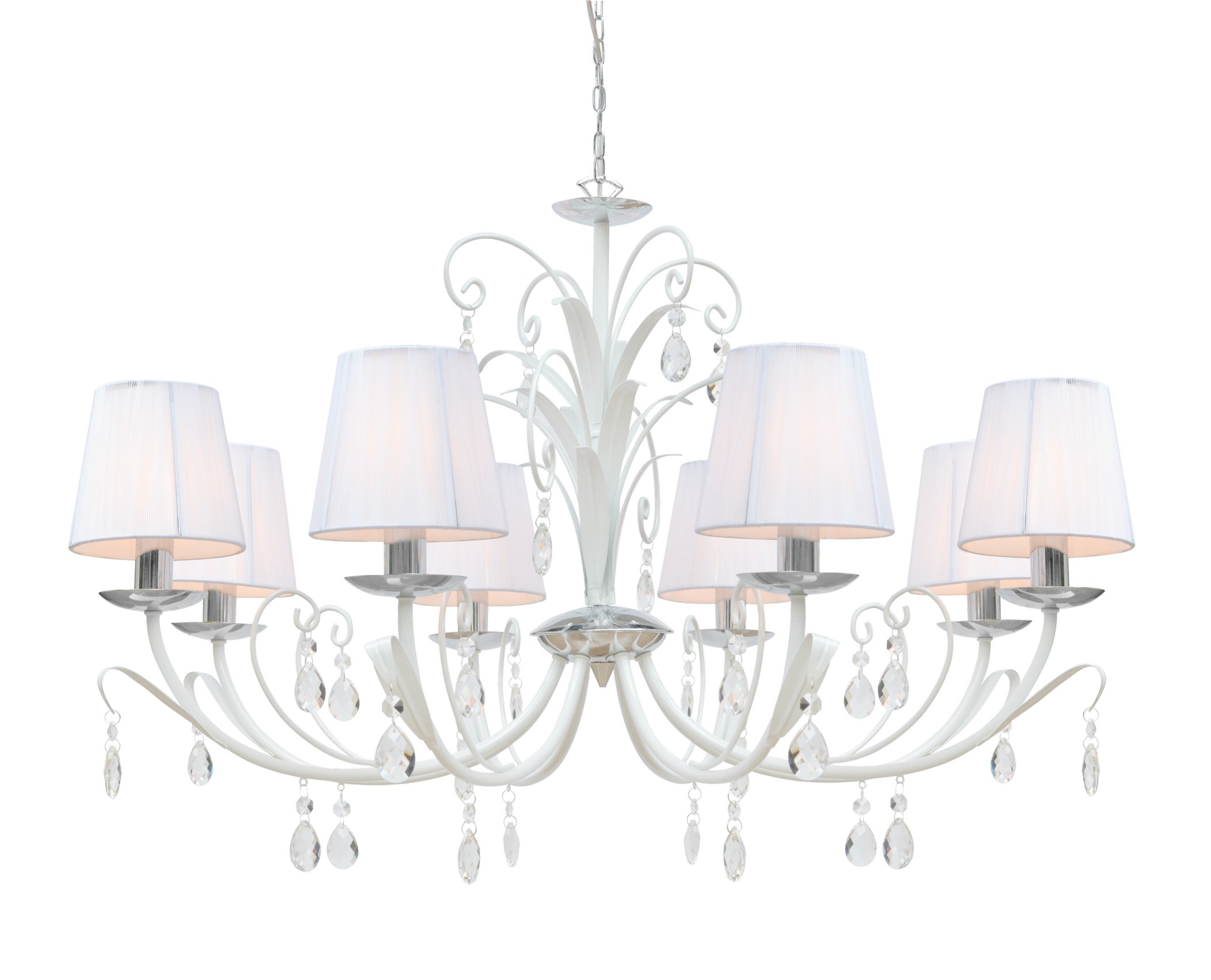 Подвесная люстра Arte Lamp ROMANA SNOW A1743LM-8WH