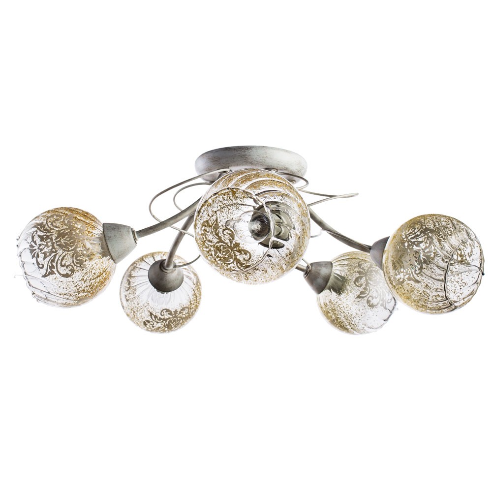 Потолочная люстра Arte Lamp GEMMA A6347PL-5WG