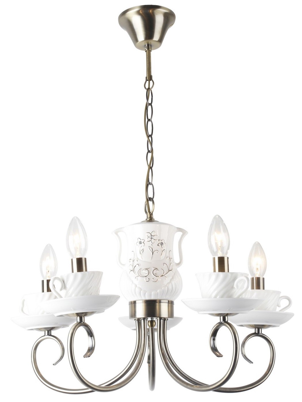 Люстра с чашками Teapot A6380LM-5AB Arte Lamp