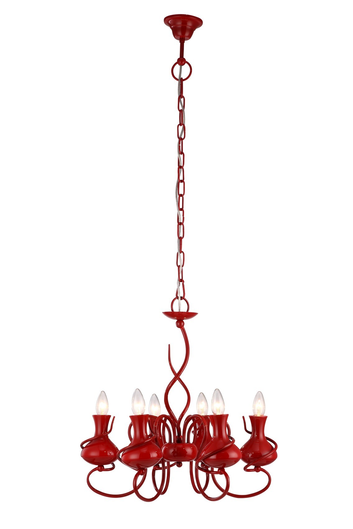 Подвесная люстра Arte Lamp VASO A6819LM-6RD