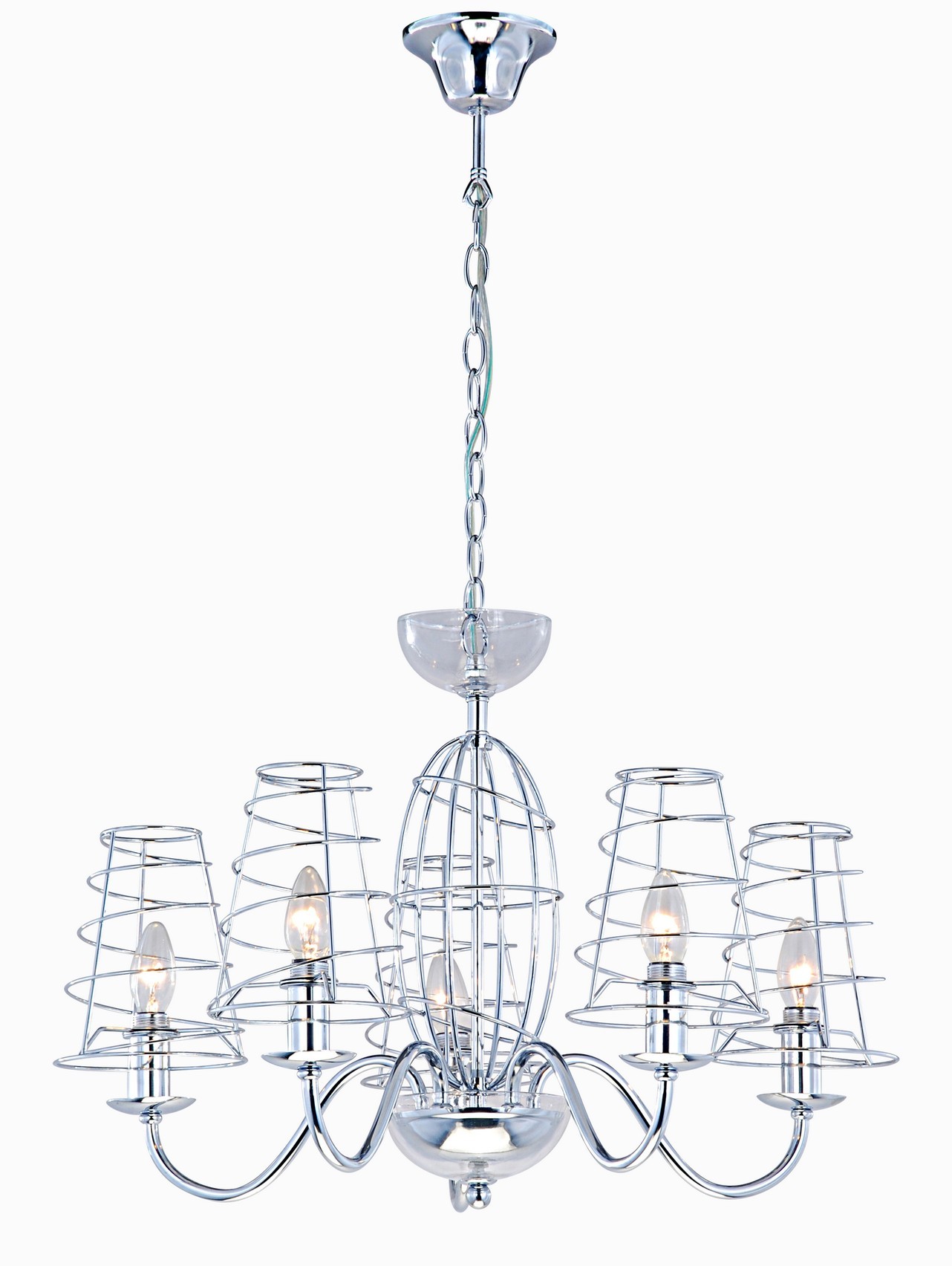 Подвесная люстра Arte Lamp CAGE A4320LM-5CC