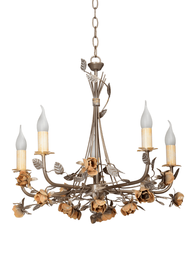 Люстра подвесная с цветочками V1083 V1083/5 Vitaluce