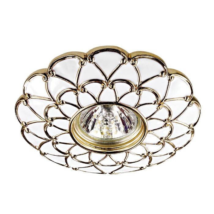 Встраиваемый светильник с узорами Pattern 370223 Novotech