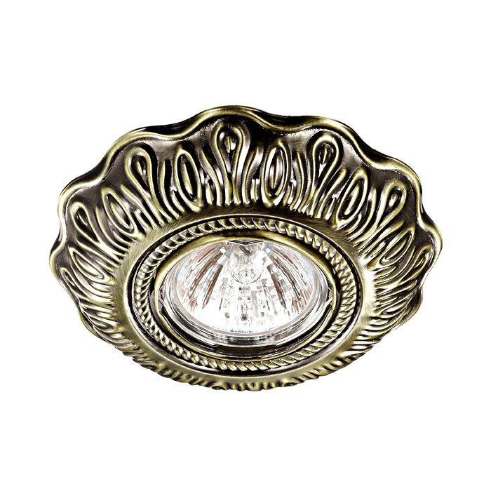 Встраиваемый светильник с узорами Forza 370258 Novotech