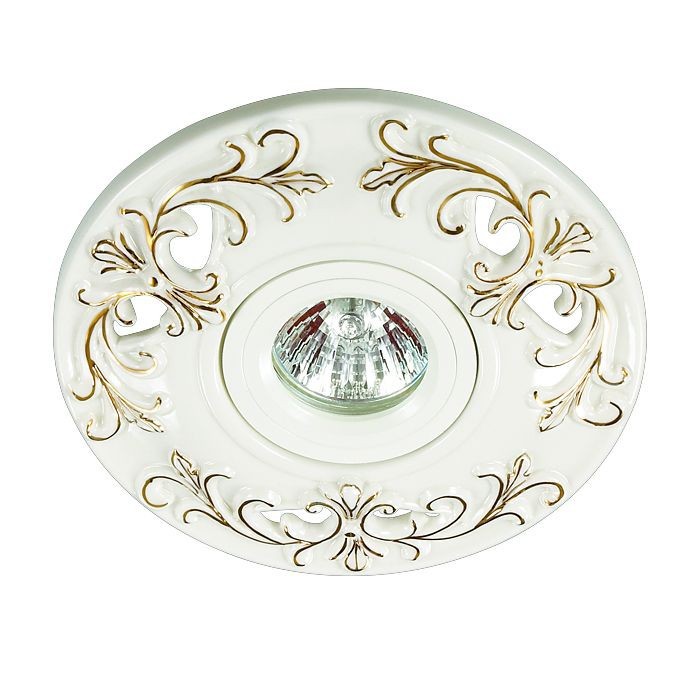 Встраиваемый светильник с узорами Ola 370201 Novotech